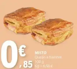 E.Leclerc Misto queijo e fiambre promoção