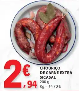 E.Leclerc Chouriço de carne extra sicasal promoção