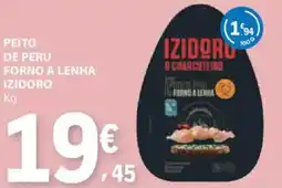 E.Leclerc Peito de peru forno a lenha izidoro promoção