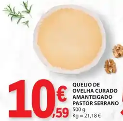 E.Leclerc Queijo de ovelha curado amanteigado pastor serrano promoção