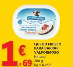 E.Leclerc Queijo fresco para barrar valformoso natural promoção