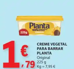 E.Leclerc Creme vegetal para barrar planta original promoção