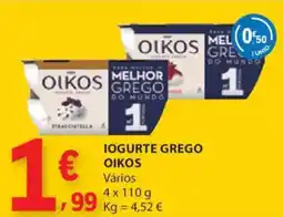 E.Leclerc Iogurte grego oikos promoção