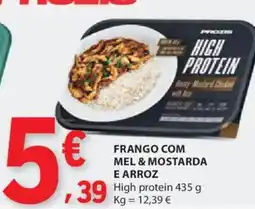 E.Leclerc Frango com mel & mostarda e arroz promoção