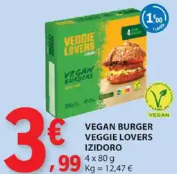 E.Leclerc Vegan burger veggie lovers izidoro promoção