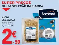 E.Leclerc Miolo de ameijoa zebra promoção