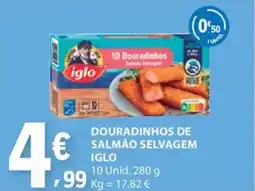 E.Leclerc Douradinhos de salmao selvagem iglo promoção