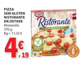 E.Leclerc Pizza sem glúten ristorante dr.oetker promoção