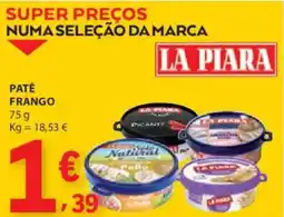 E.Leclerc Pate frango La Piara promoção