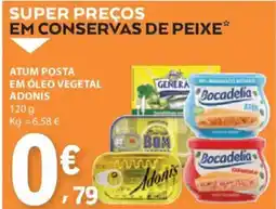 E.Leclerc Atum posta em óleo vegetal adonis promoção