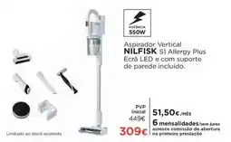 El Corte Inglés Nilfisk - aspirador vertical s1 allergy plus promoção