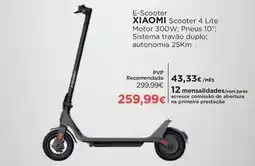 El Corte Inglés Xiaomi - e-scooter scooter 4 lite promoção