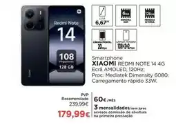 El Corte Inglés Xiaomi - smartphone redmi note 14 4g promoção
