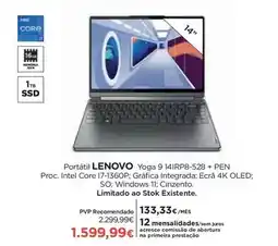 El Corte Inglés Lenovo - portatil yoga 9 14irp8-528 + pen promoção