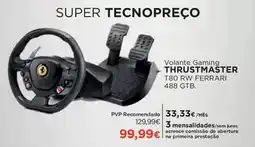 Thrustmaster - volante gaming t80 rw ferrari 488 gtb