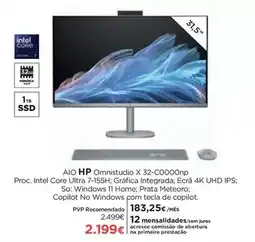 El Corte Inglés Hp - aio omnistudio x 32-c0000np promoção