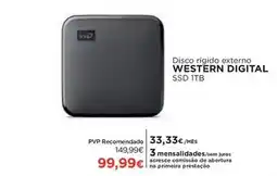 El Corte Inglés Western digital - disco rigido externo ssd 1tb promoção