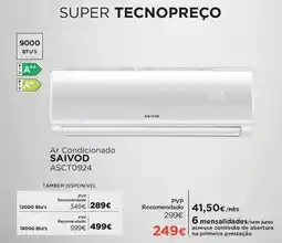 El Corte Inglés Saivod - ar condicionado asct0924 promoção