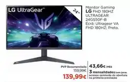 El Corte Inglés Lg - monitor gaming fhd 180hz ultragear 24gs50f-b promoção