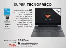 El Corte Inglés Hp - portatil gaming victus 15-fa0022np promoção
