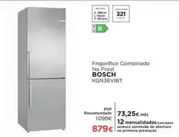 El Corte Inglés Bosch - frigorifico combinado no frost kgn36vibt promoção