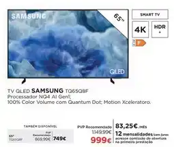 El Corte Inglés Samsung - tv qled tq65q8f promoção