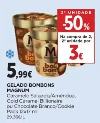 Supercor Gelado bombons magnum promoção
