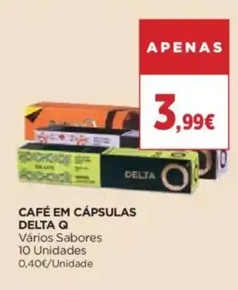 Supercor Café em cápsulas delta q promoção
