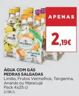 Supercor Água com gás pedras salgadas promoção