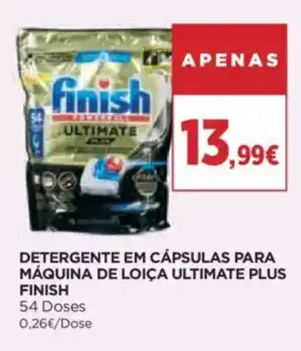 Supercor Detergente em cápsulas para máquina de loiça ultimate plus finish promoção