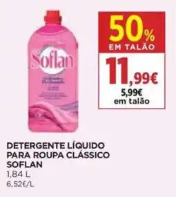 Supercor Detergente líquido para roupa clássico soflan promoção