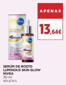 Supercor Serum de rosto luminous skin glow nivea promoção
