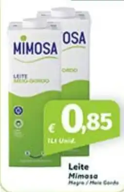 Roque Supermercados Leite Mimosa promoção