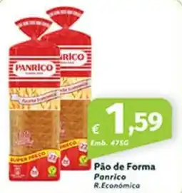 Roque Supermercados Pão de Forma Panrico R.Económico promoção