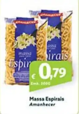 Roque Supermercados Massa Espirais Amanhecer promoção