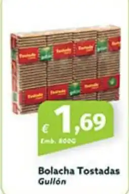 Roque Supermercados Bolacha Tostadas Gullón promoção