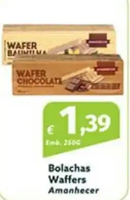 Roque Supermercados Bolachas Waffers Amanhecer promoção