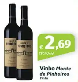 Roque Supermercados Vinho Monte de Pinheiros Tinto promoção