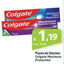 Roque Supermercados Pasta de Dentes Colgate Maximum Protection promoção