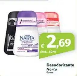 Roque Supermercados Desodorizante Norta promoção