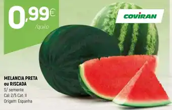 Coviran MELANCIA PRETA ou RISCADA promoção