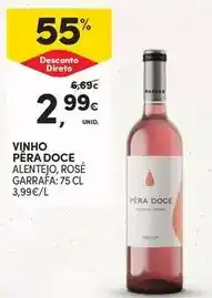 Continente Pèra doce - vinho promoção