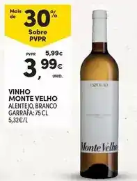 Continente Monte velho - vinho promoção