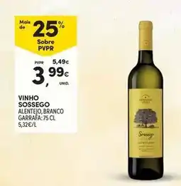 Continente Sossego - vinho promoção