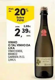 Continente O tal vinho da lixa - vinho o tal vinho da lixa promoção