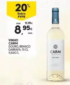 Continente Carm - vinho carm promoção