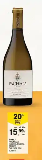Continente Pacheca - vino promoção