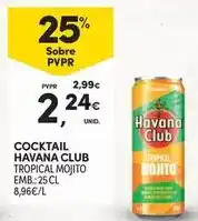 Continente Havana club - cocktail promoção