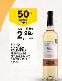 Continente Valentina - vinho da promoção