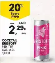 Continente Eristoff - cocktail promoção